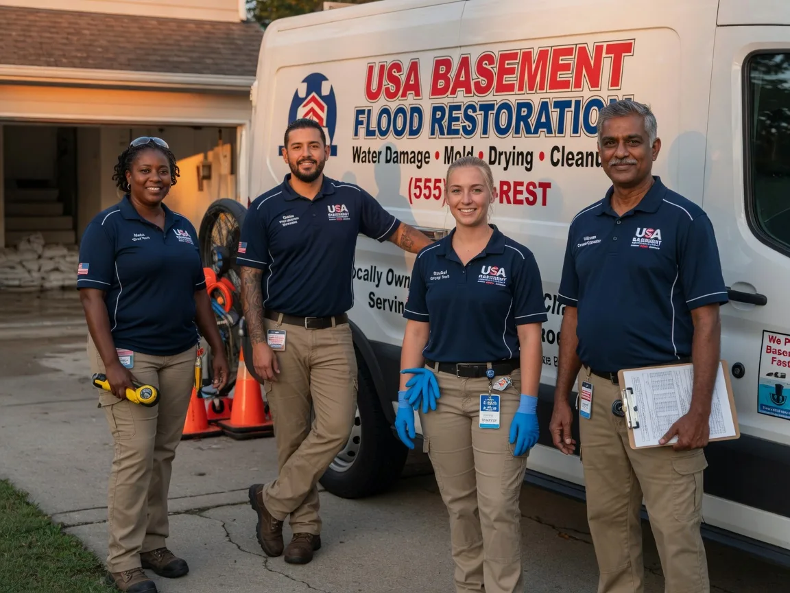 Basement Flood Cleanup company in Fall Creek, WI