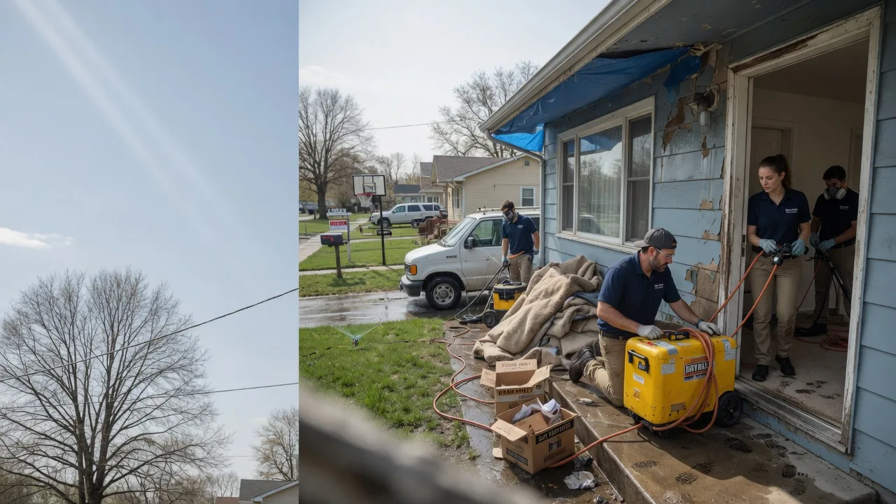 Basement Flood Cleanup in Fall Creek, WI near me